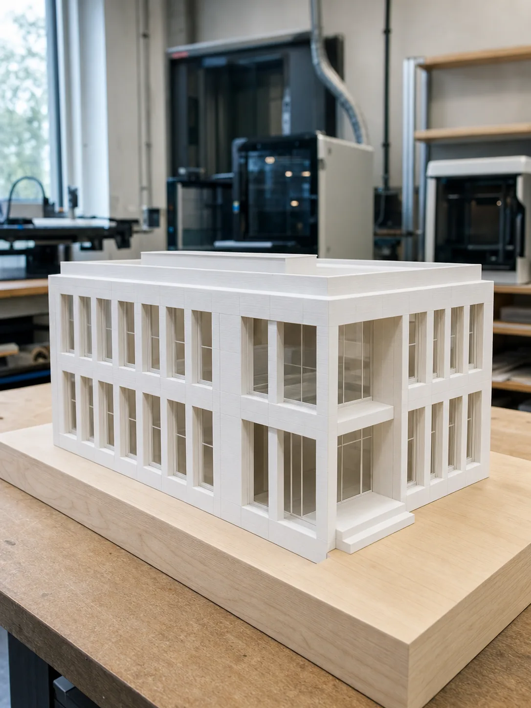 Detailliertes gedrucktes Architekturmodell