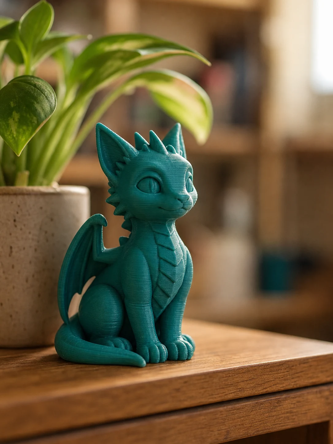 Detaillierte gedruckte Sammlerfigur